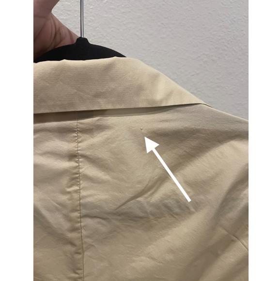 ZARA Tan 3/4 Bell Sleeve Blouse - Picture 5 of 5